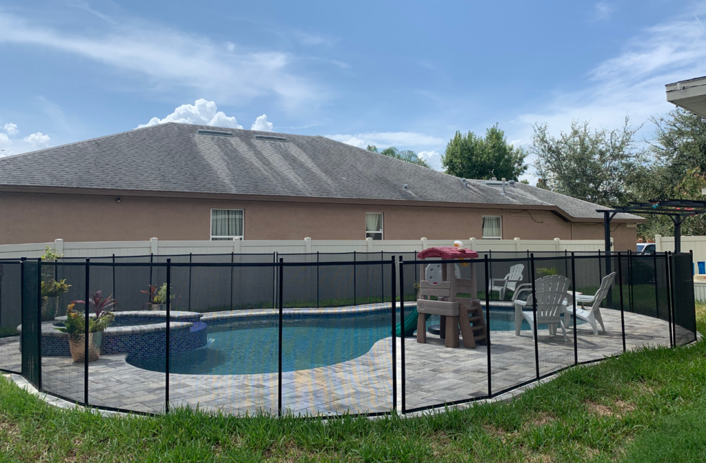 child safety fence for swimming pool